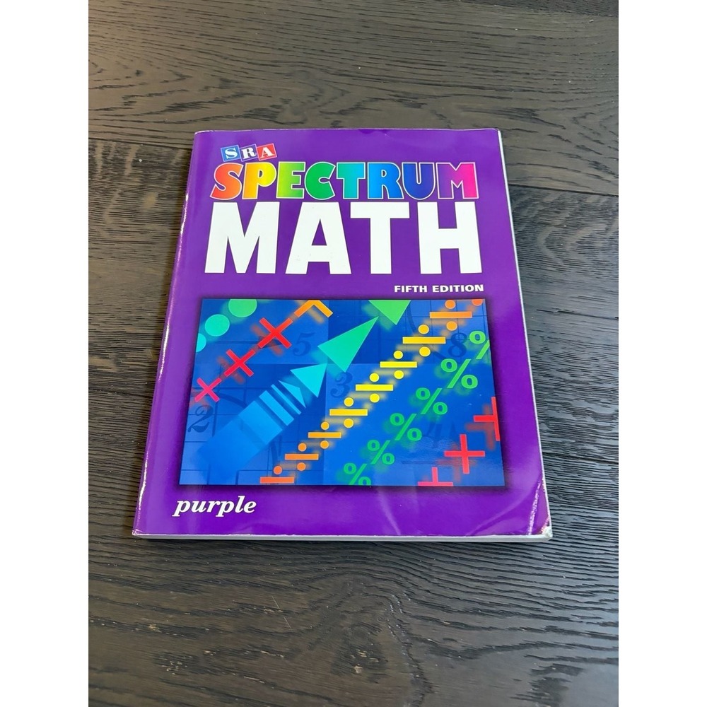 SRA Spectrum Math Fifth Edition Purple Student Textbook - Picture 2 of 4
